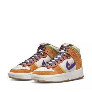 Nike Dunk HI Up PRM Setsubun White Canyon Purple Orange DQ5012-133 Women's 12